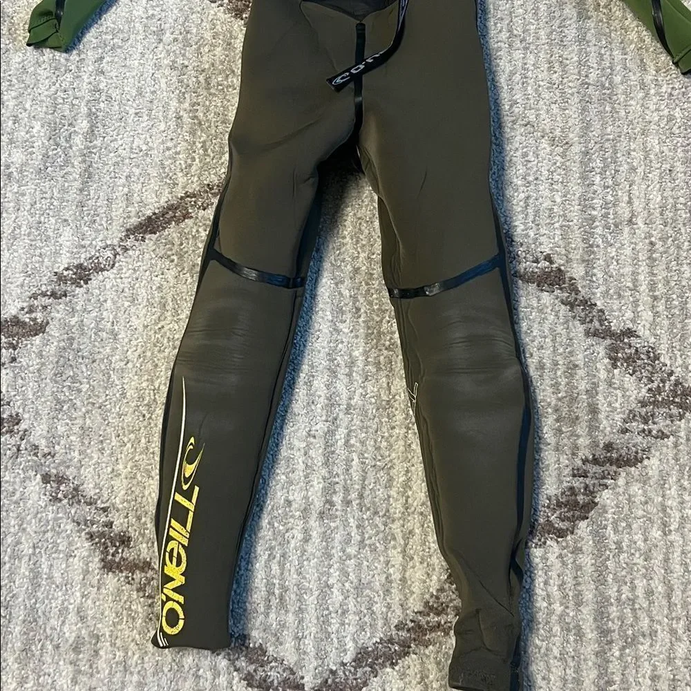 O’Neill Black Wetsuit Green Blue Gray Size 10